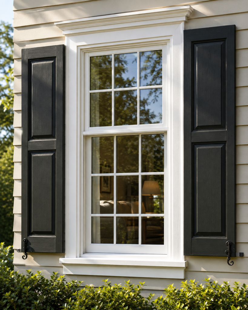 Colonial window style Salt Lake City home