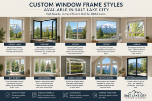Custom window frame styles available in Salt Lake City