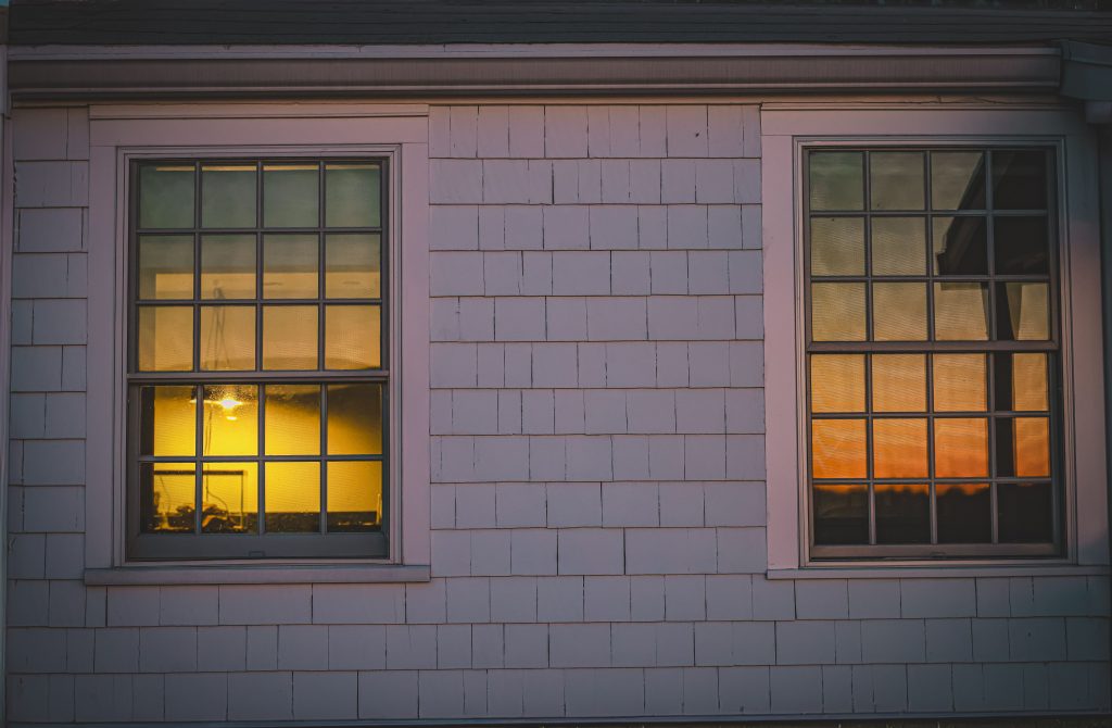 Double hung window type Salt Lake City home