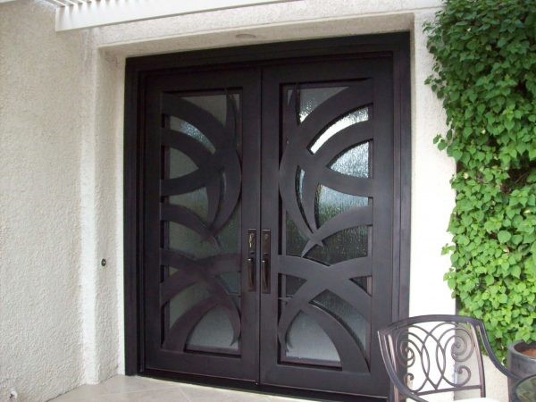 Front door curb appeal Salt Lake City home