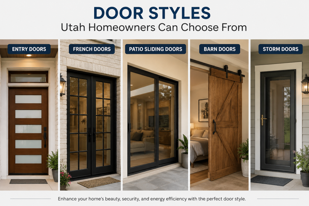 Door styles Utah homeowners can choose from