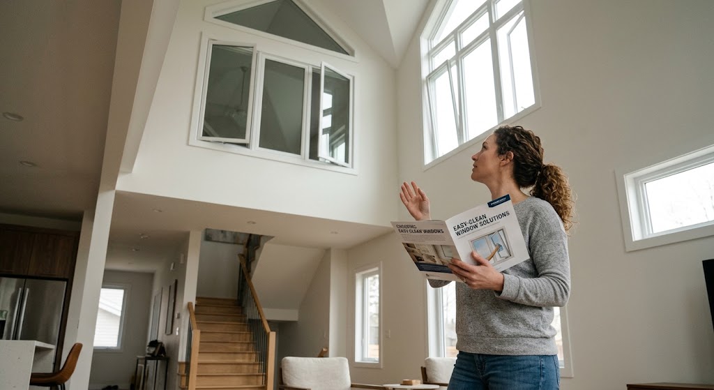 Choosing Easy-Clean Windows for Hard-to-Reach Spots