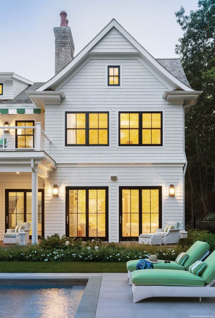 Colonial-style windows on a Salt Lake City home