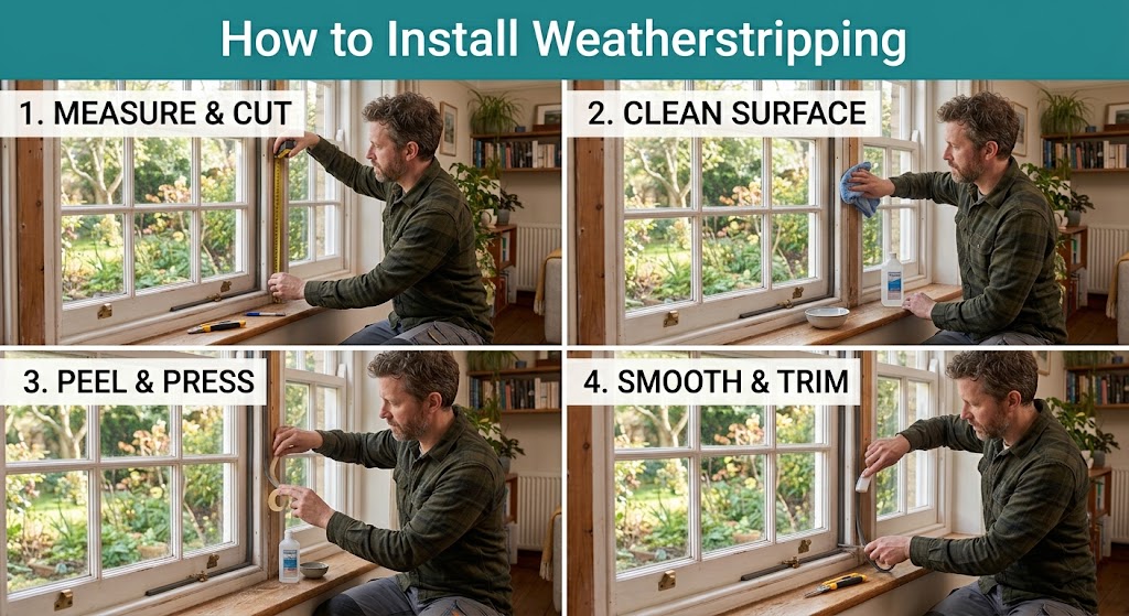 How to Install Weatherstripping