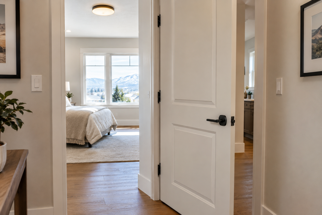 Interior door affecting resale value in a Salt Lake City home