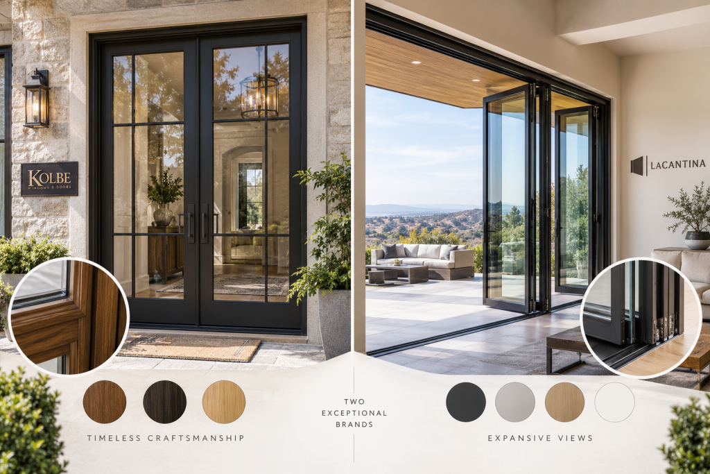 Kolbe and LaCantina custom doors compared