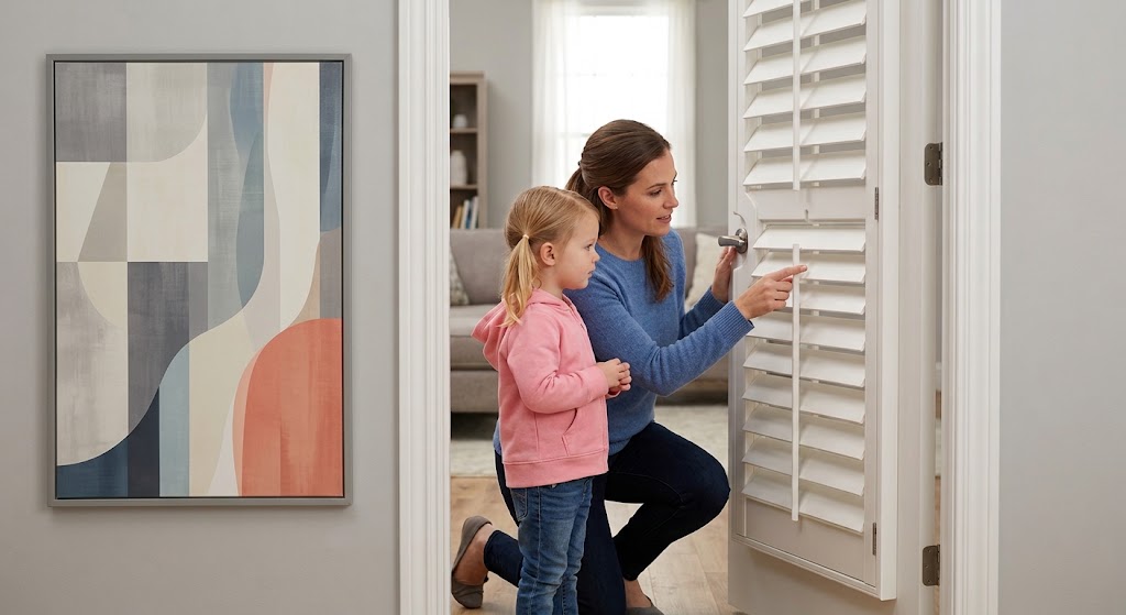 Louvered door Child Safety Considerations