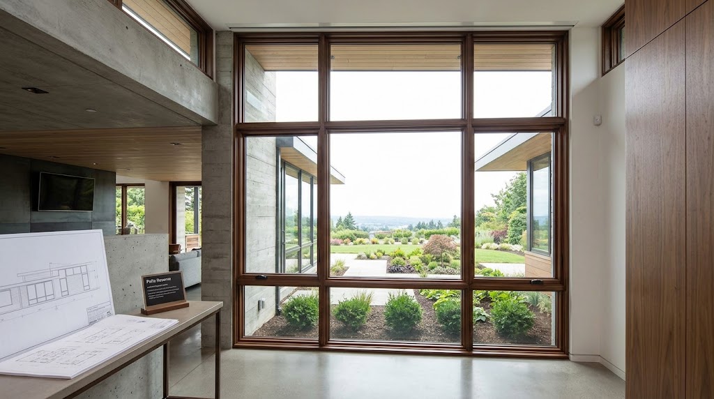 Pella Reserve window with architect-inspired design