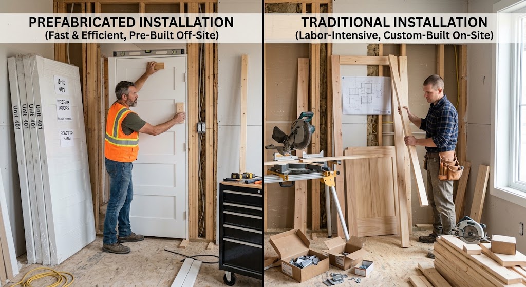 Prefabricated vs. Traditional Installation in Salt Lake City UT