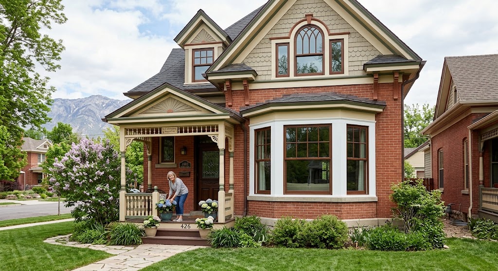 Retrofit windows installed in a historic Salt Lake City home