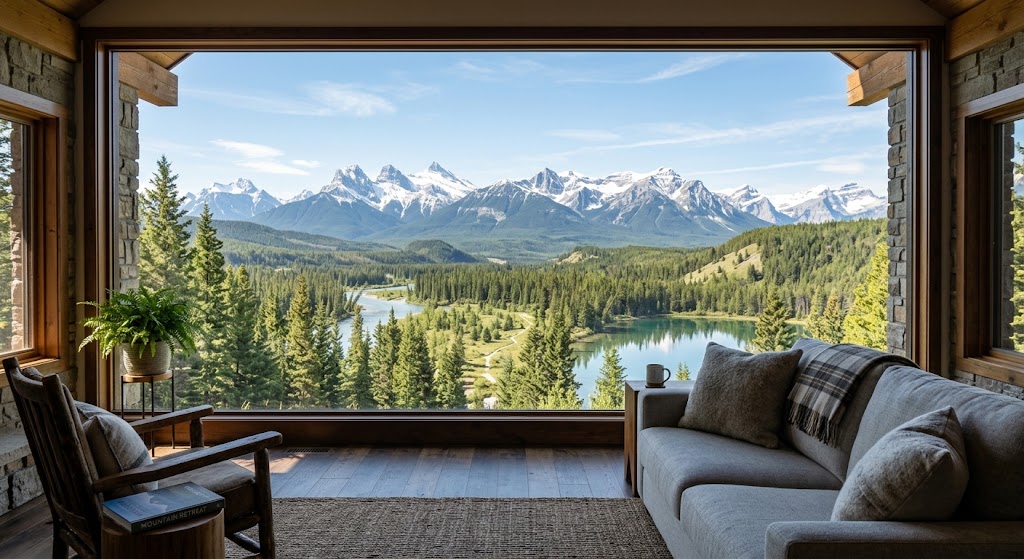 Picture windows for scenic views