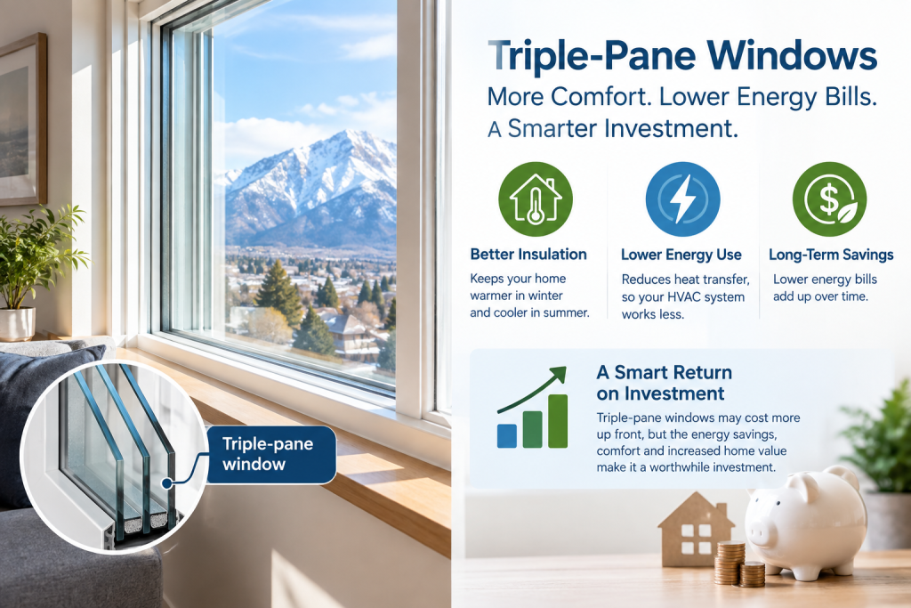 Triple-pane window energy savings and return on investment